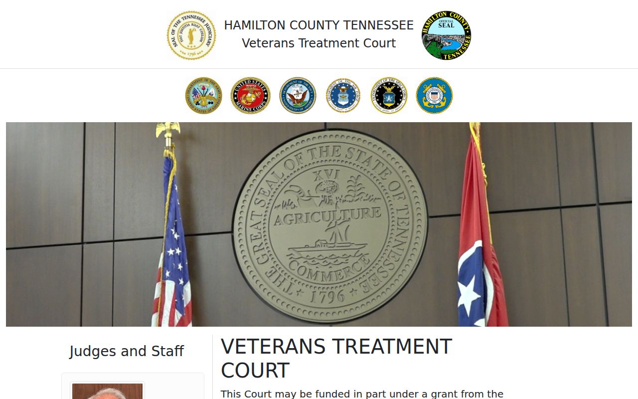Hamilton County criminal court case Veterans Treatment Court records