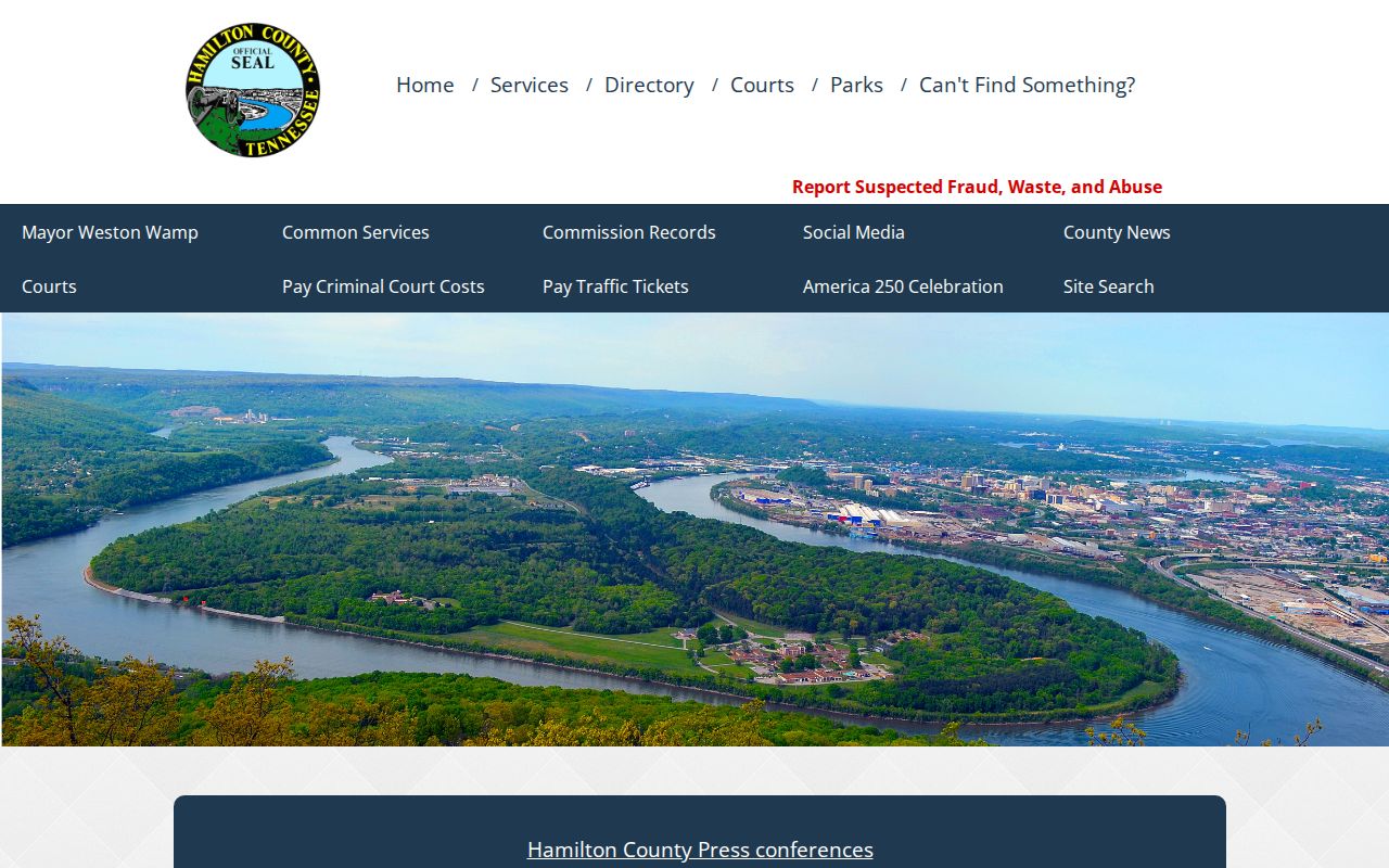 Hamilton County criminal history government directory