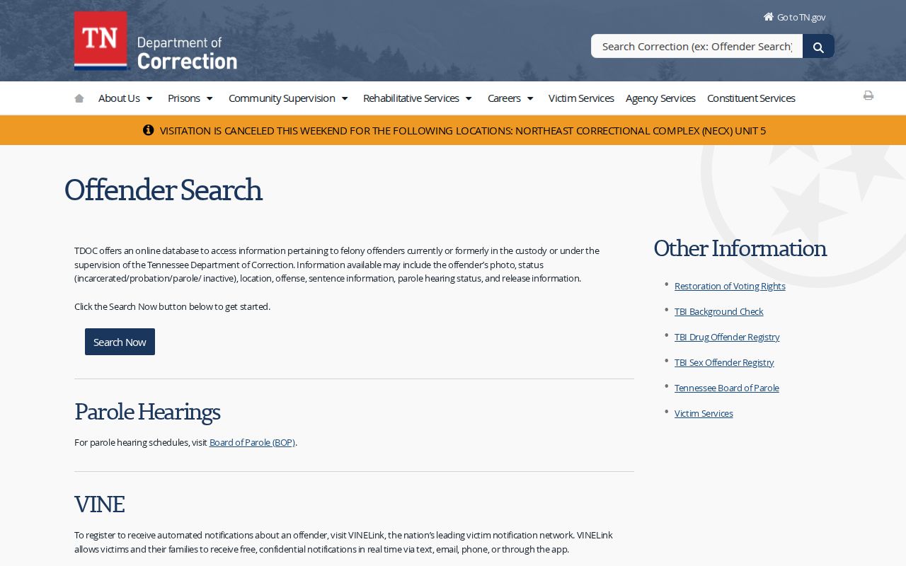 Hamilton County criminal correction records FOIL access